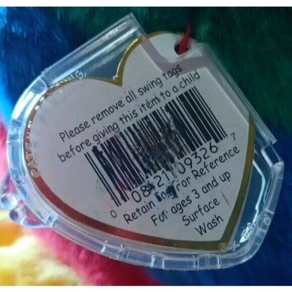 Ty Large Plush Beanie Buddy - Jabber the Parrot 9" with Tags - Picture 3 of 7